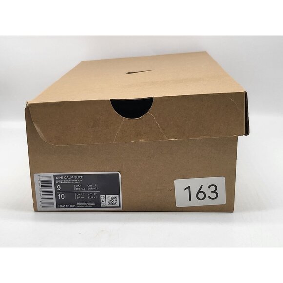 Nike Calm Slide Shoes Mens Size 9 Smokey Blue Slip On Rubber Sandals FD4116 005 - Picture 12 of 12